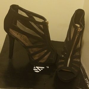 Faux Suede Platform Bootie